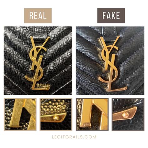 how to tell fake ysl clutch|real ysl bag spotting.